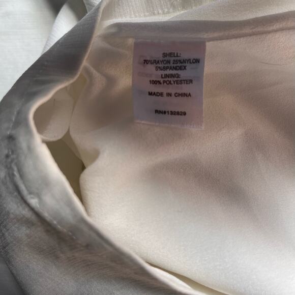 NWT Superdown white one shoulder asymmetrical mini dress size small - Picture 9 of 13